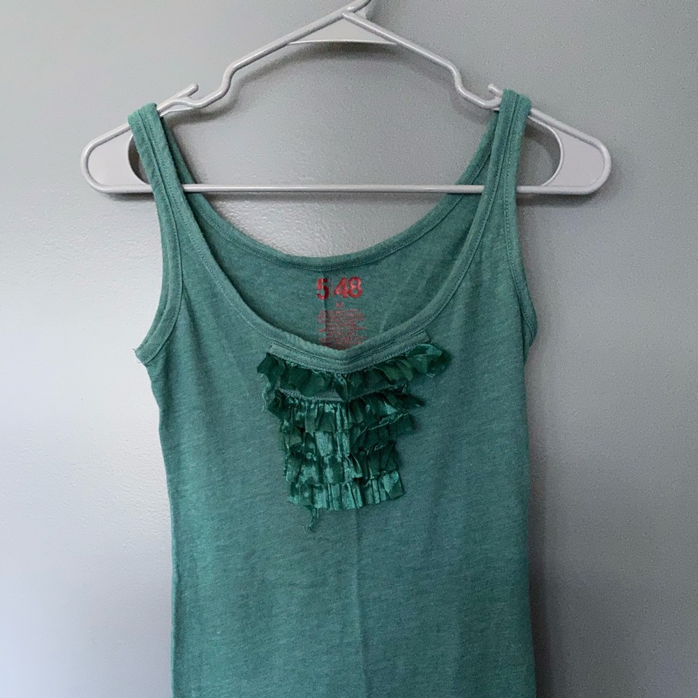 5|48 Ruffle tank top